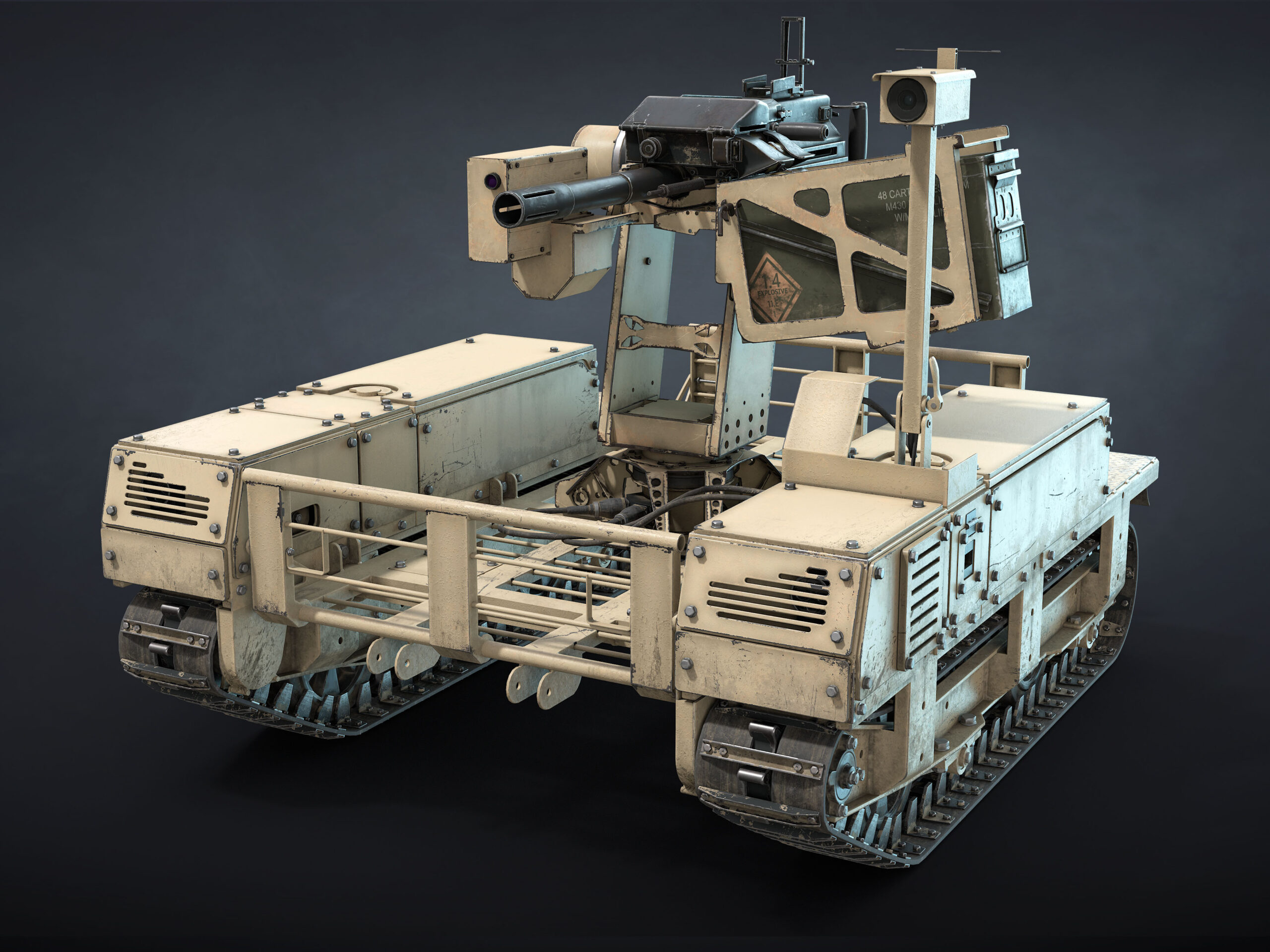 Termit UGV with Mk19 Grenade Launcher