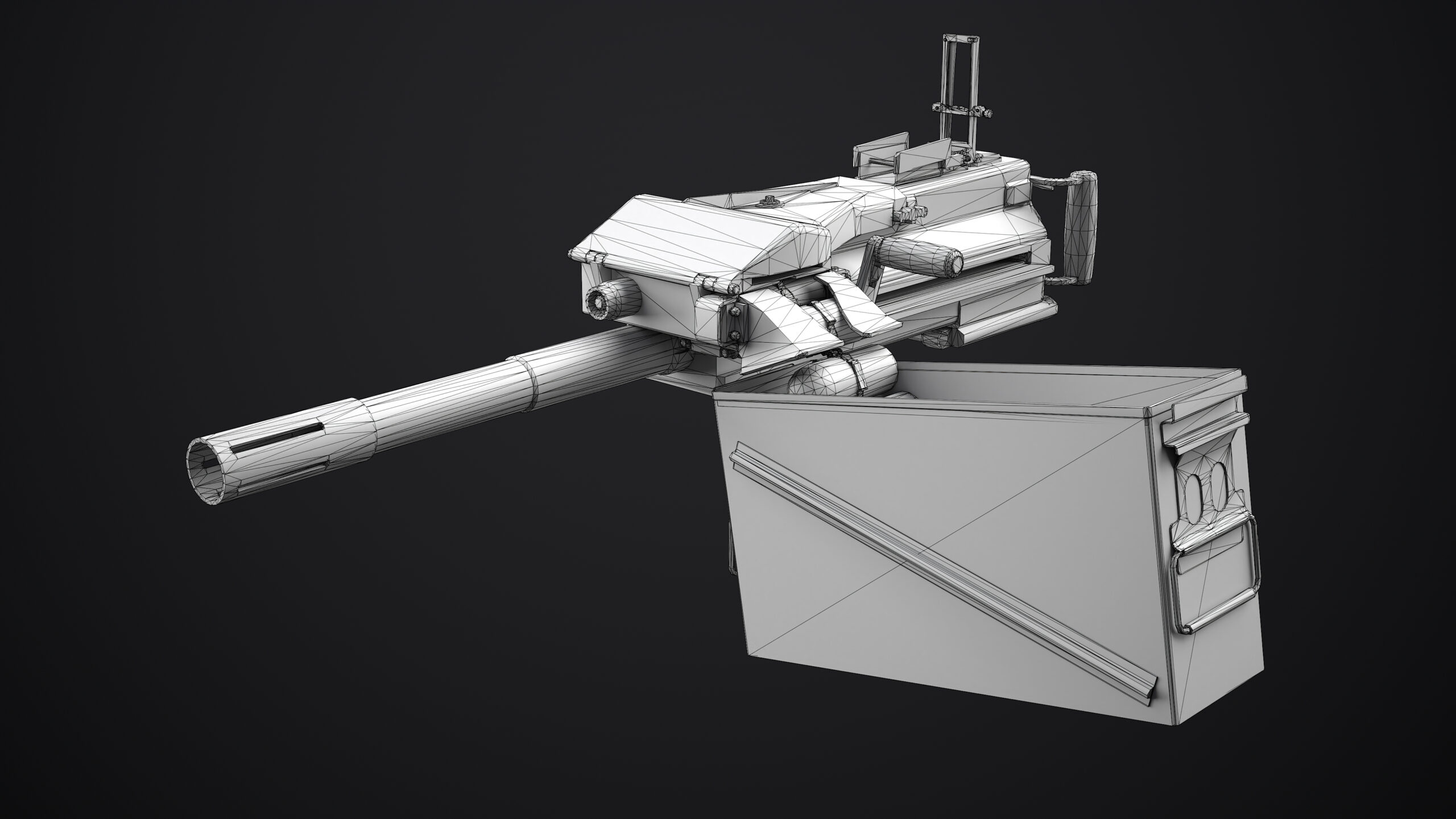 Mk 19 Grenade Launcher Low-poly - Image 8