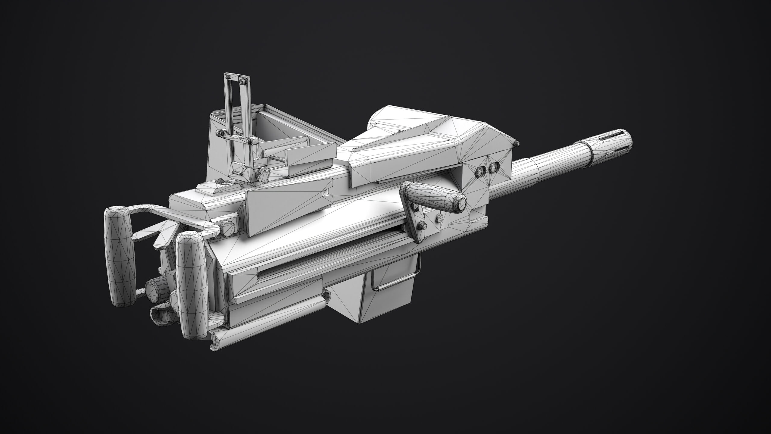 Mk 19 Grenade Launcher Low-poly - Image 9