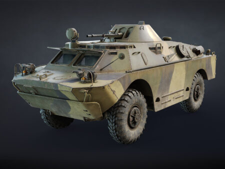 BRDM-2 3D Model
