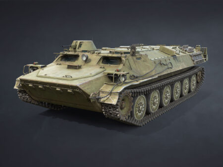 MT-LB Version 2 Low-poly 3D model