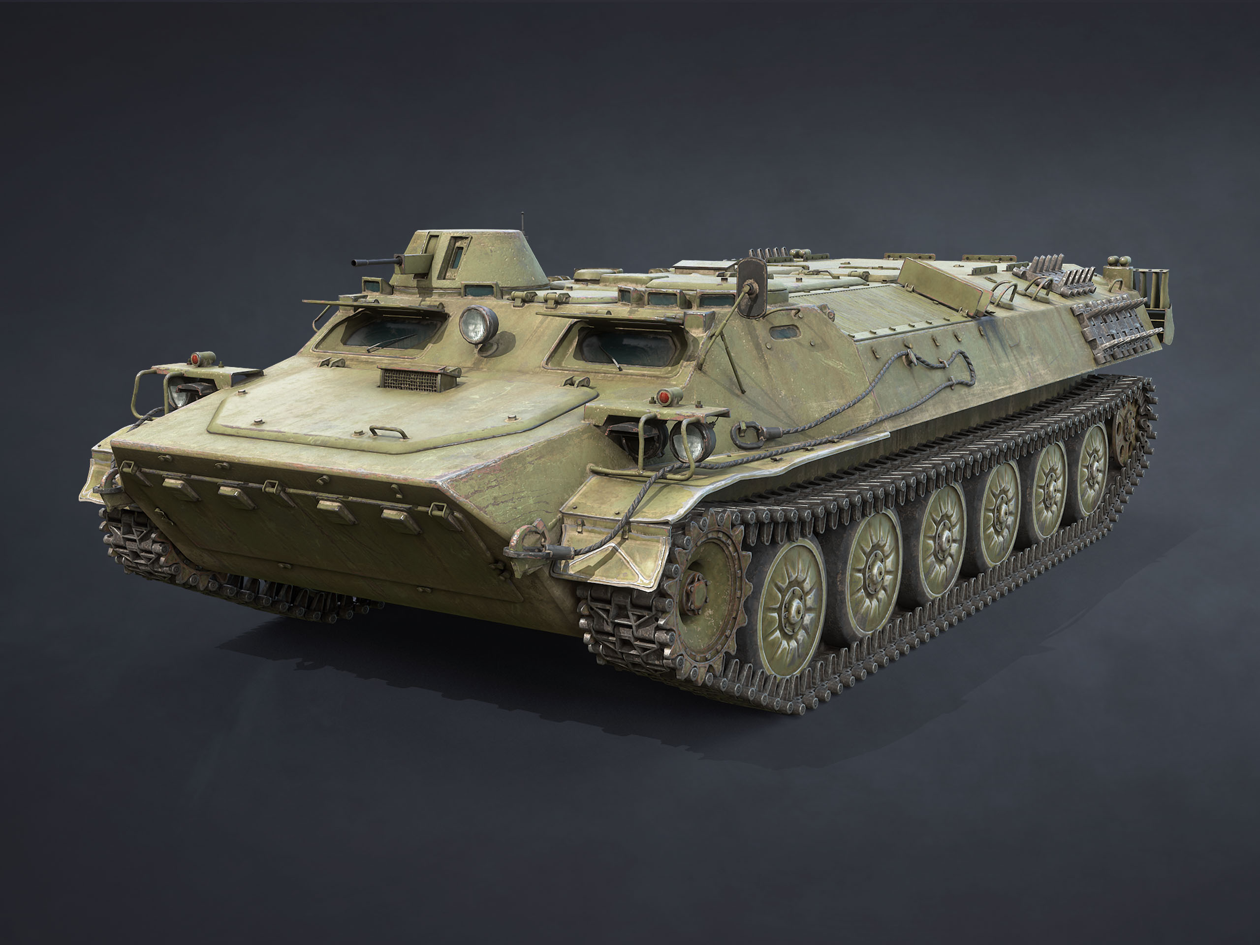MT-LB Version 2 Low-poly 3D model