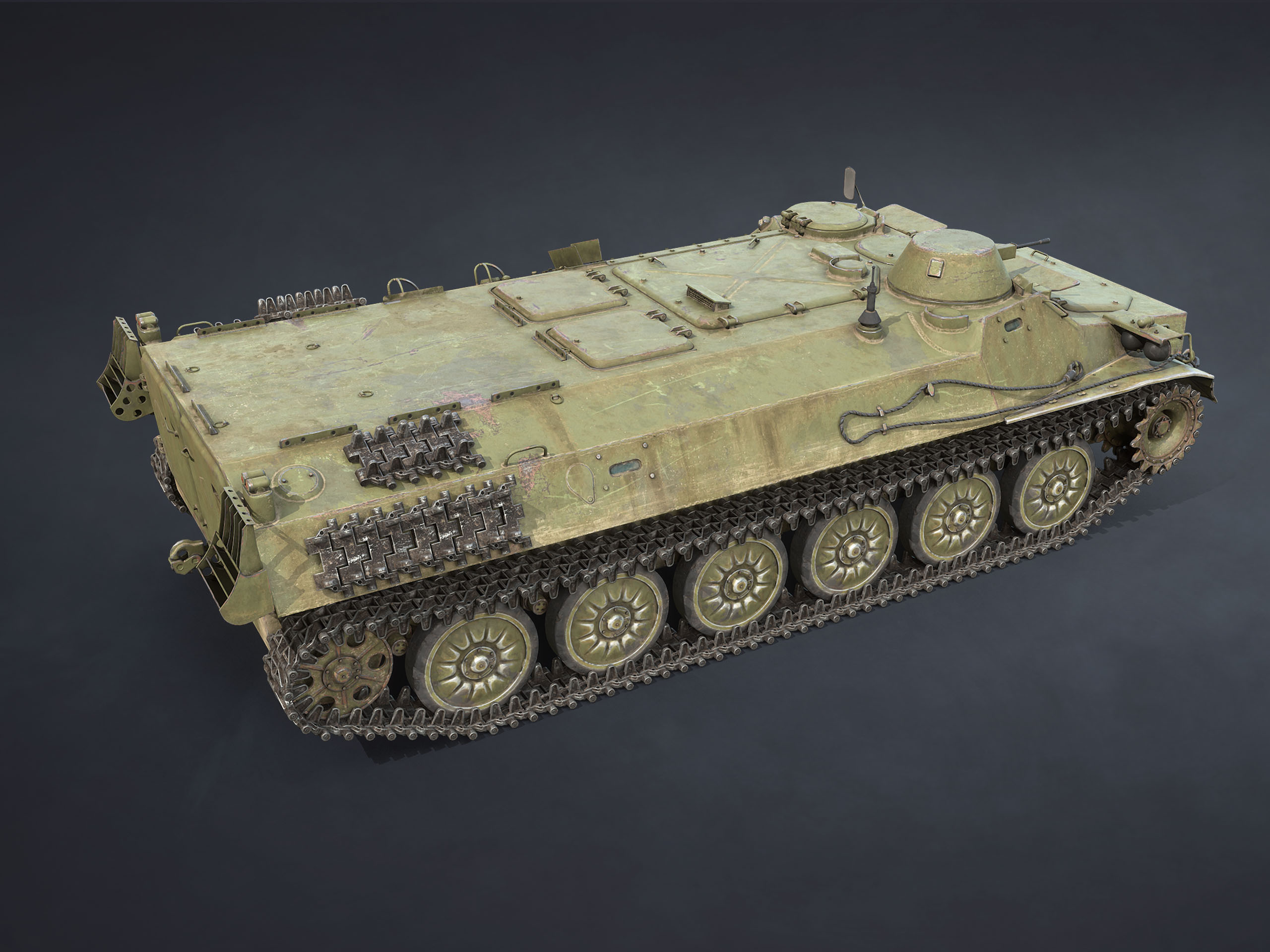 MT-LB Version 2 Low-poly 3D model - Image 6