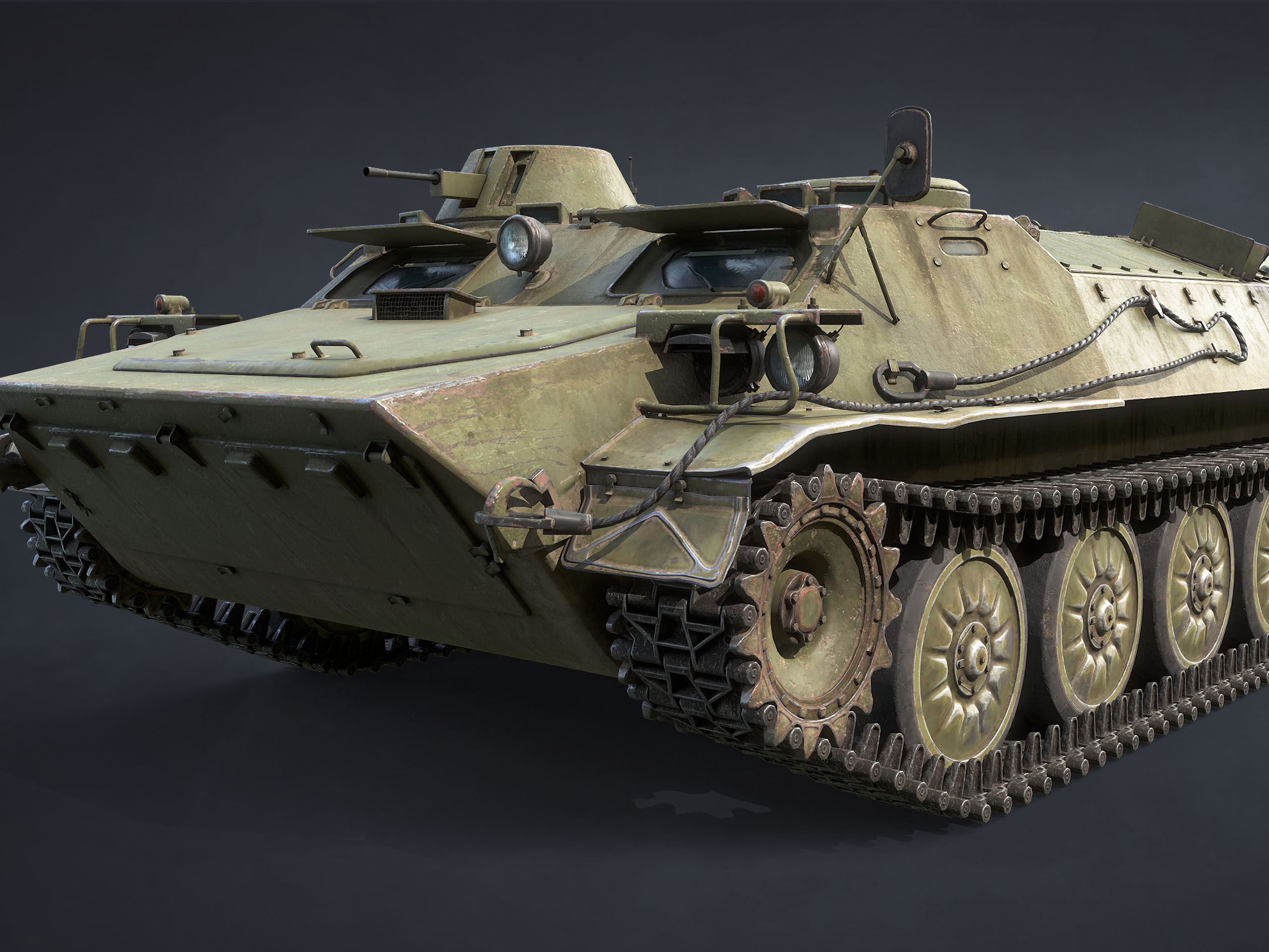 MT-LB Version 2 Low-poly 3D model - Image 8
