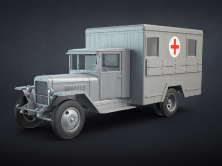 ZiS-5 Ambulance High-Poly