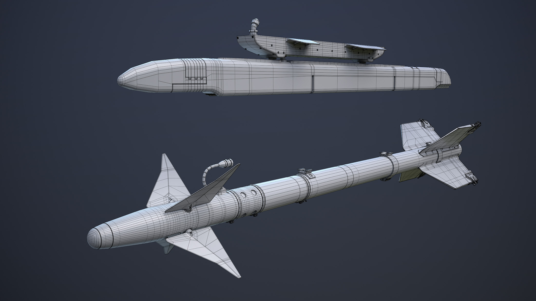AIM-9 Sidewinder High-Poly - Image 9