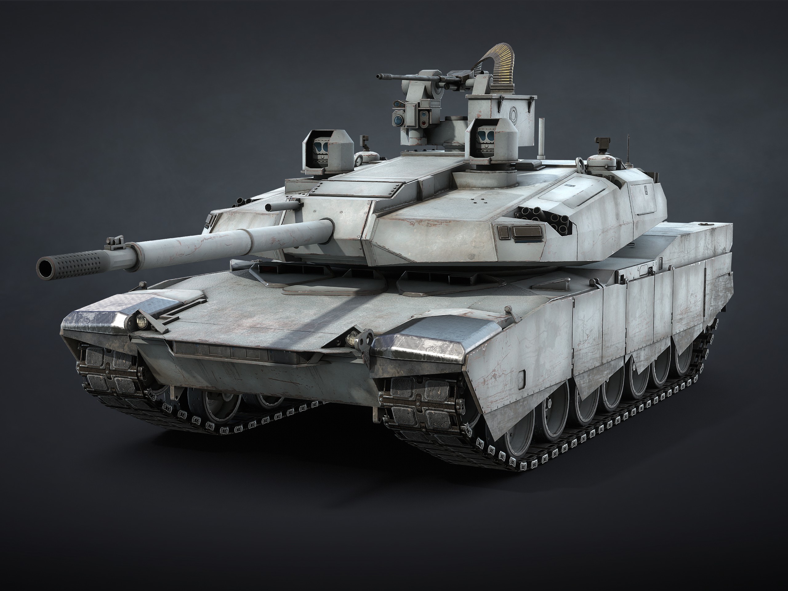 AbramsX Game Ready 3D Model
