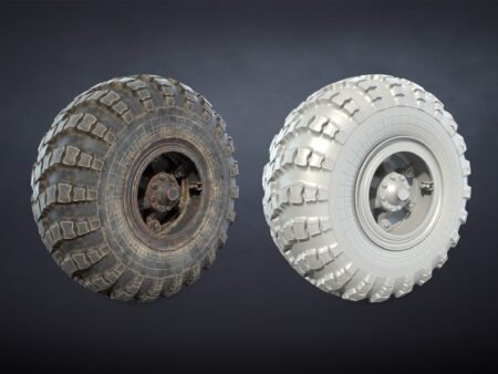 Kraz-255 Wheels