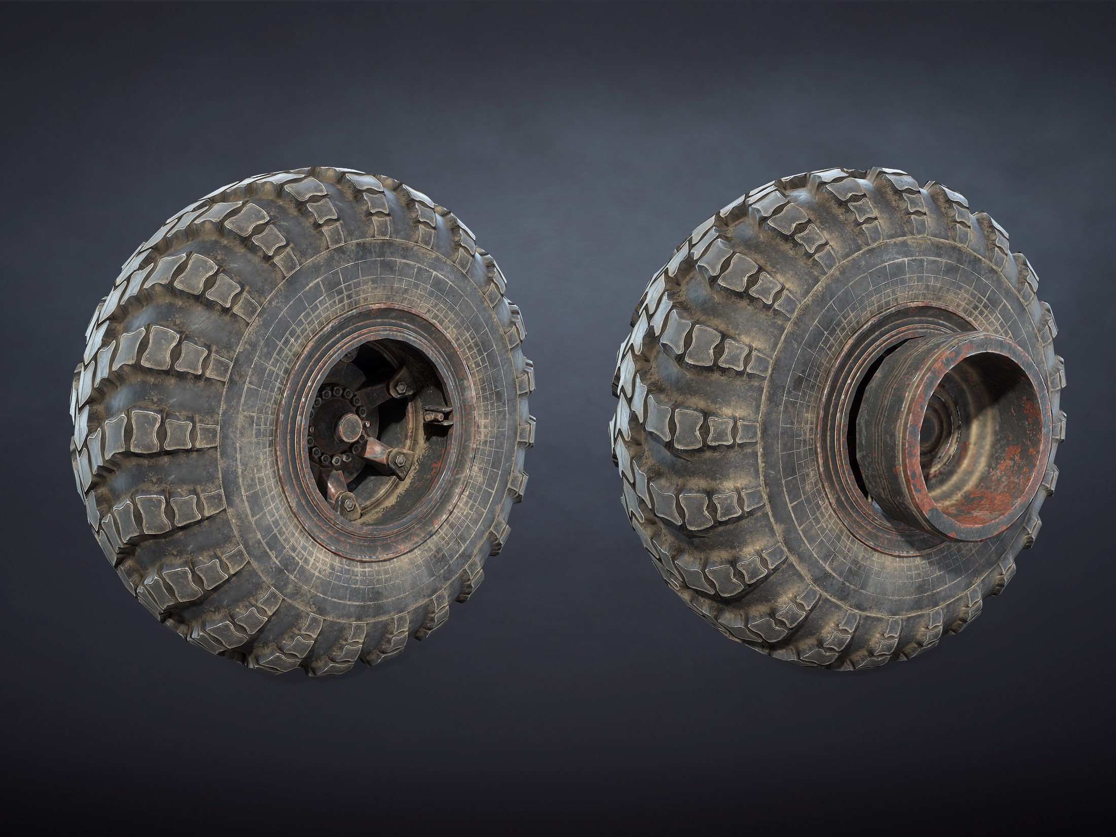 Kraz-255 Wheels - Image 3