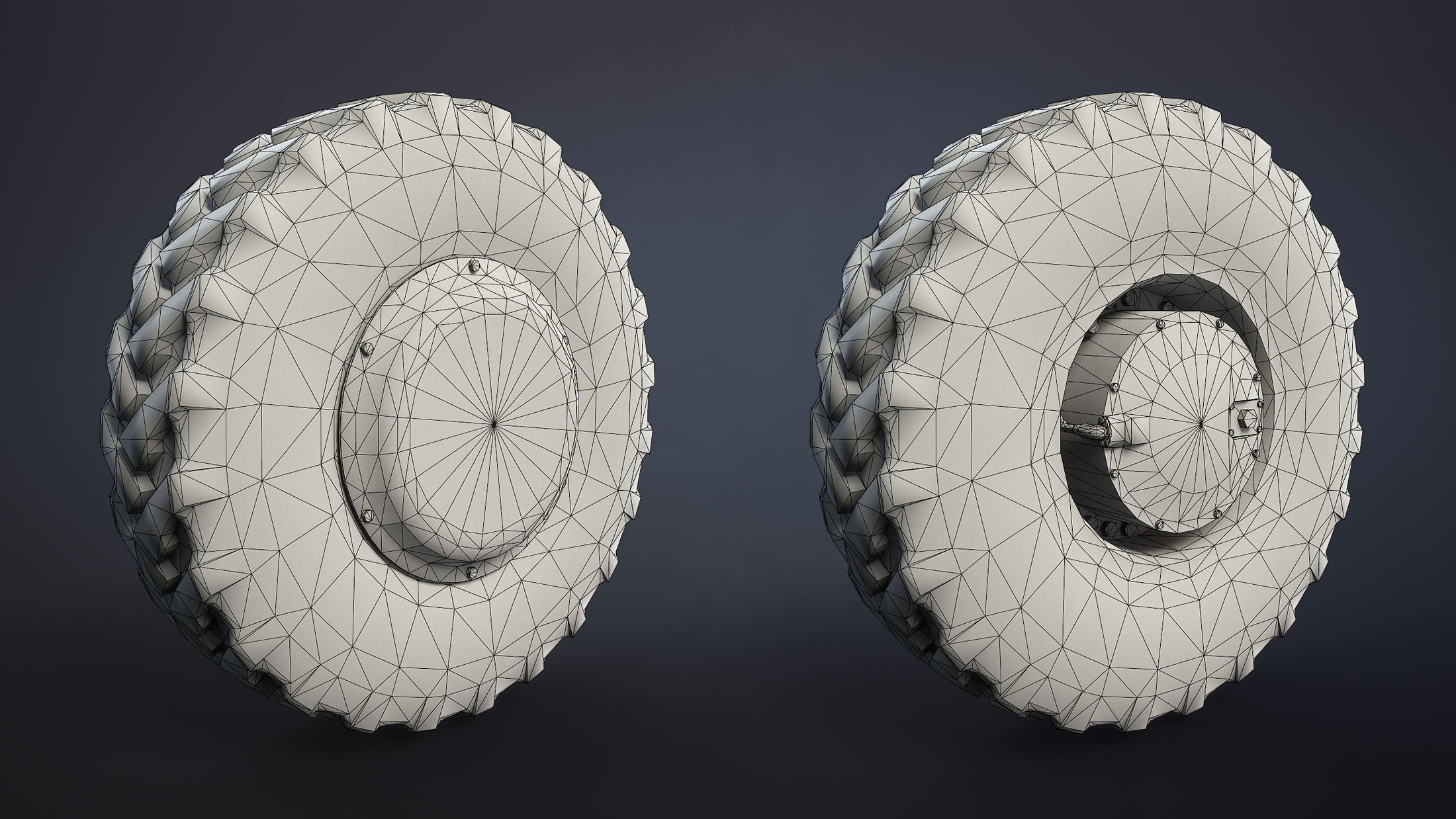 BTR-4 and BTR-3 Wheel 3D Models - Image 5