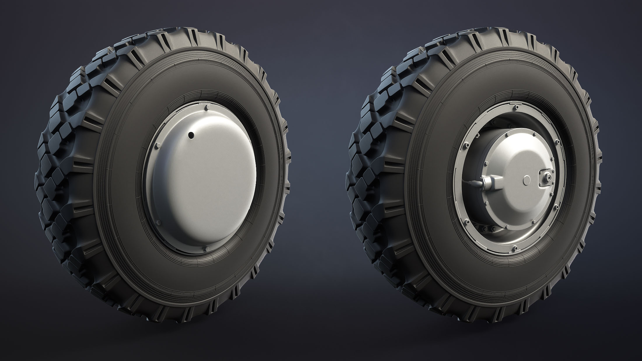 BTR-4 and BTR-3 Wheel 3D Models - Image 6