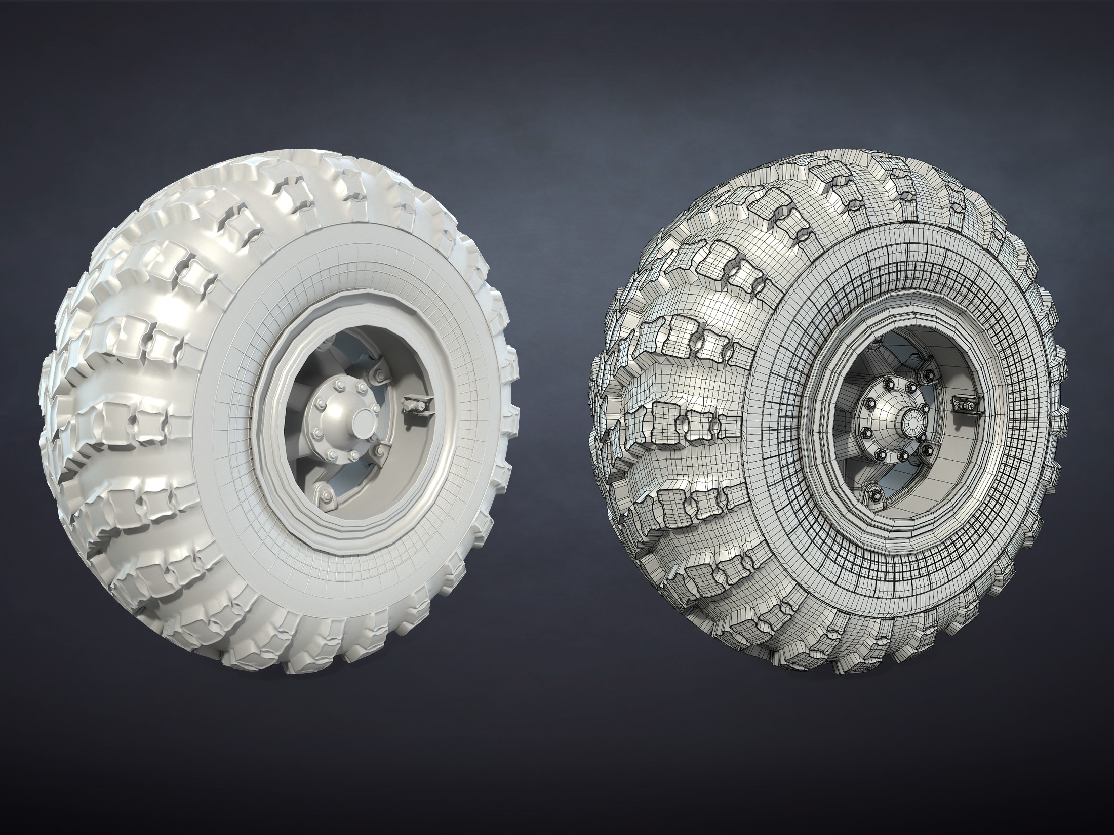 Kraz-255 Wheels - Image 6