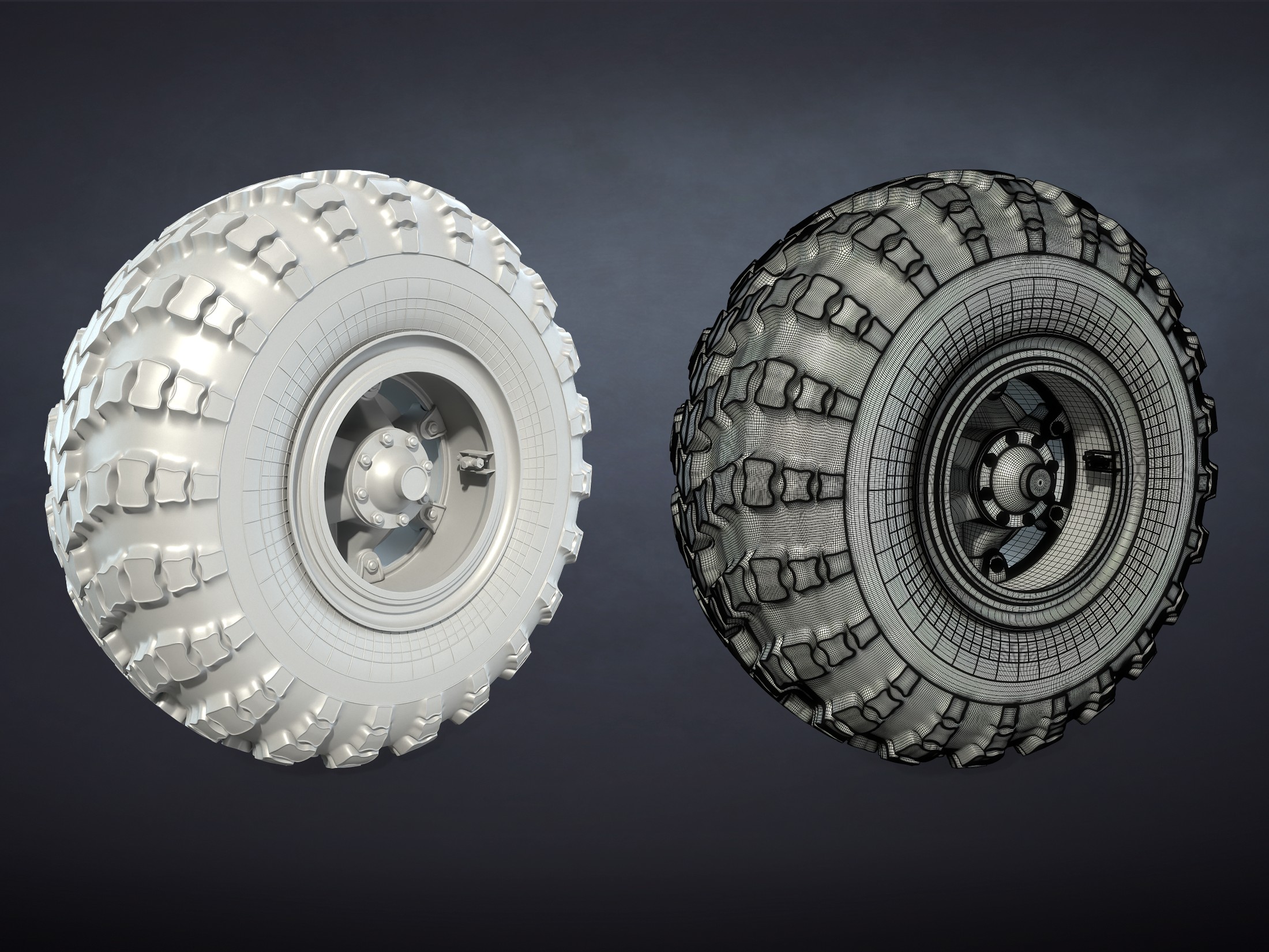 Kraz-255 Wheels - Image 7