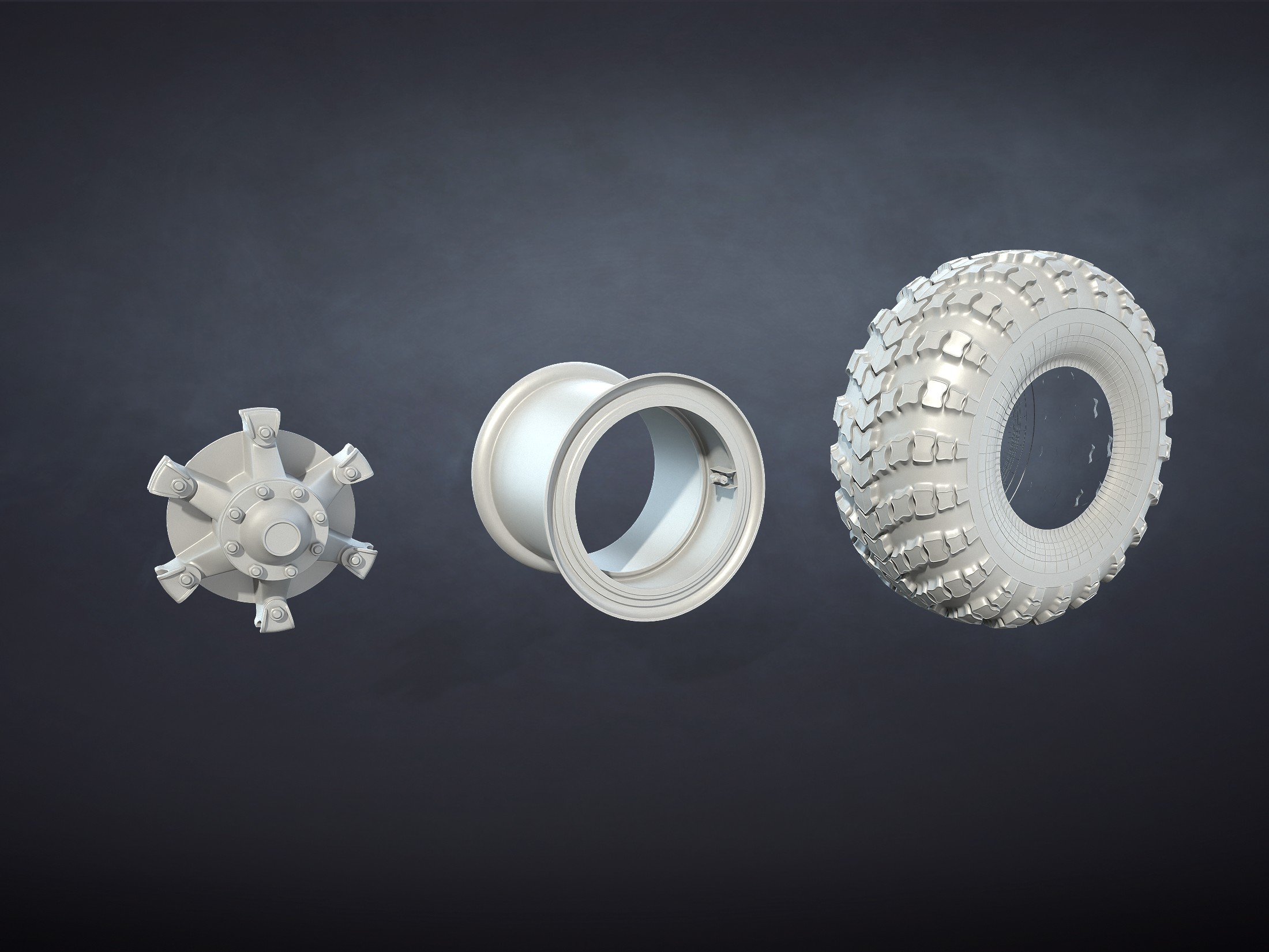 Kraz-255 Wheels - Image 8
