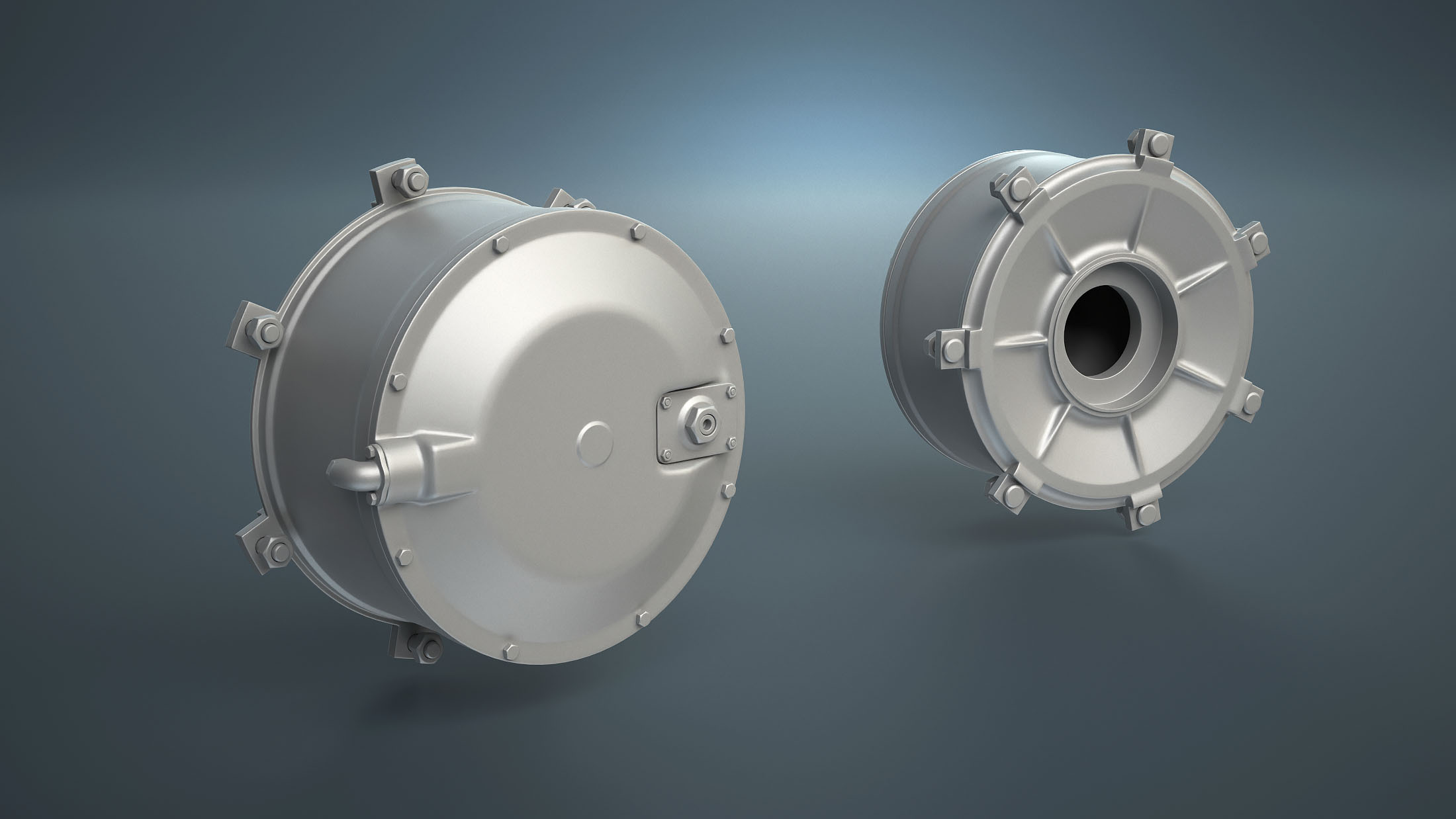 BTR-4E or BTR-80 Suspension and Wheel High-Poly - Зображення 12