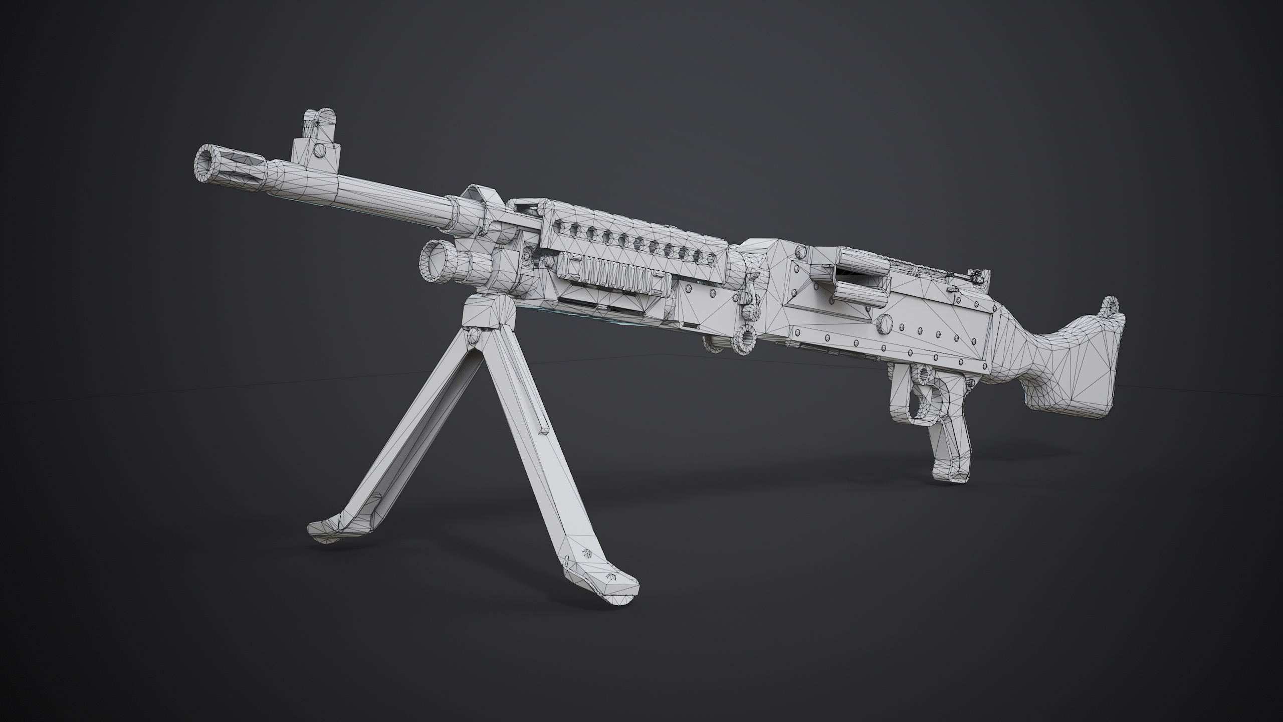 M240 Machine Gun Game Ready - Image 13